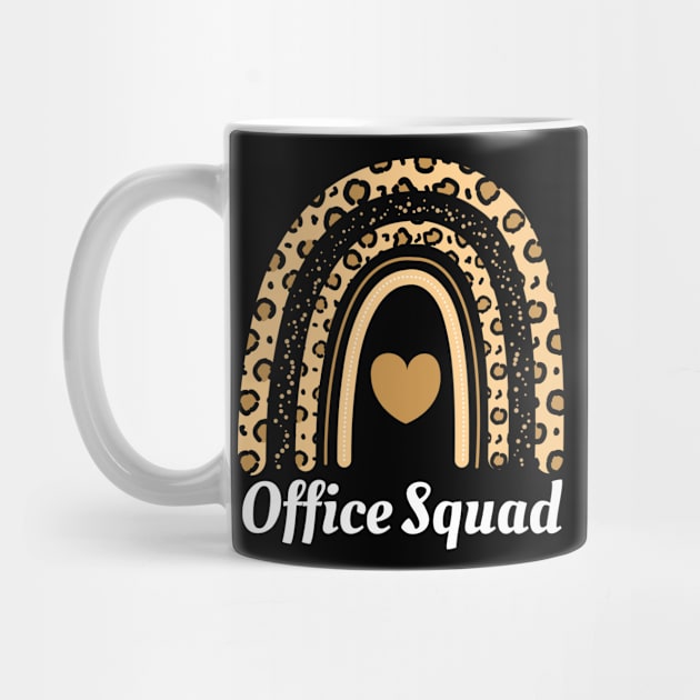 Office Squad Rainbow Leopard Administrative Assistants Team by Johner_Clerk_Design